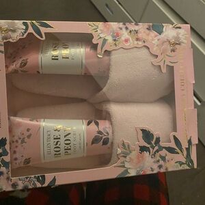 Rose & Peony Bath Set - Pink